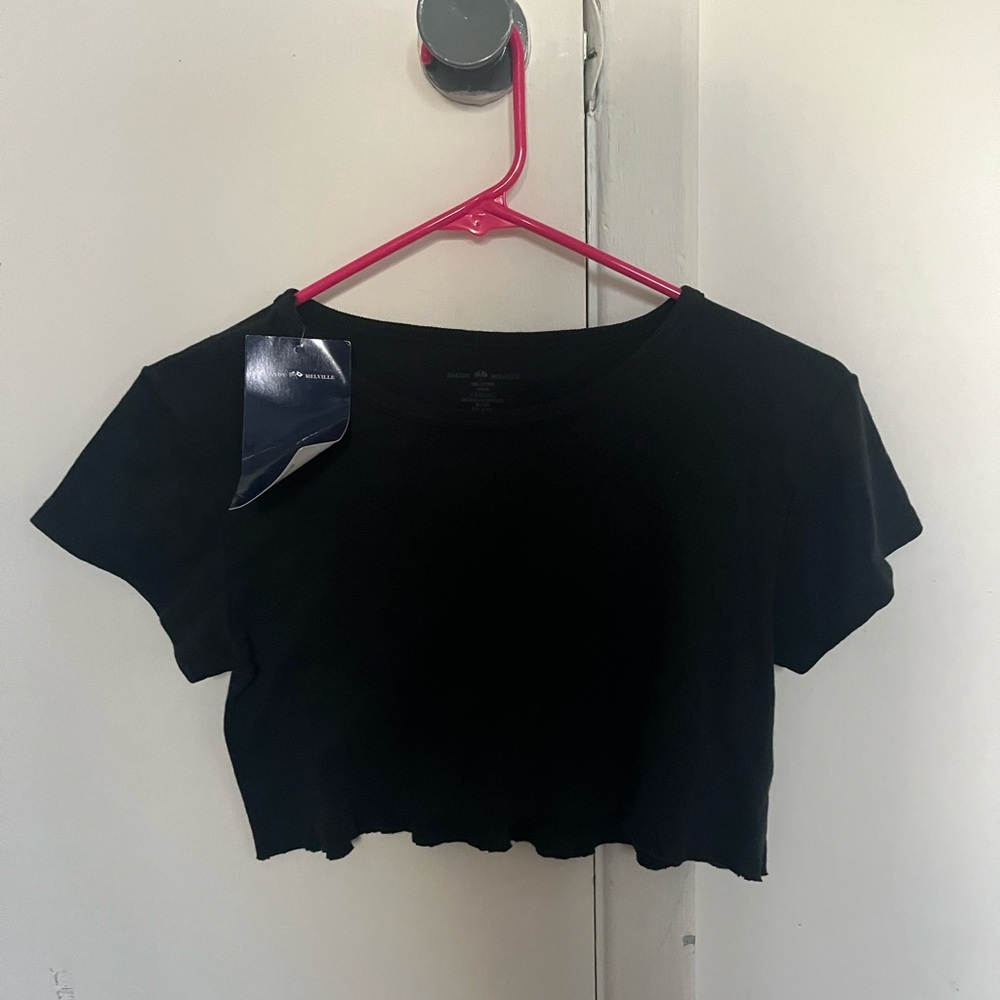 black brandy melville crop top